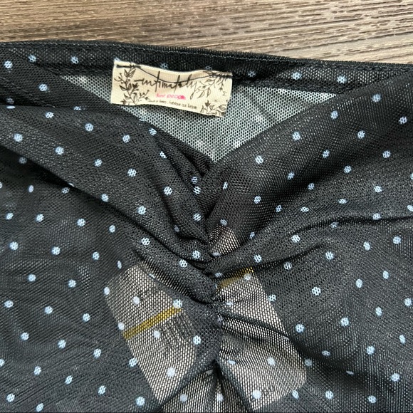 Free People Intimately Madeline Slip Dress in Black Combo - Picture 6 of 8